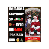 Santa Holiday Season Sticker