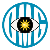 mjdsgnpe omg design eyes mj Sticker