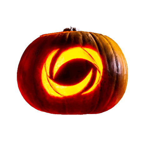 Halloween Pumpkin Sticker by Vibes Art