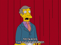 Embarrassed Episode 1 GIF by The Simpsons