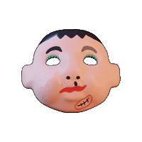 Trung Thu Mask Sticker by Anto