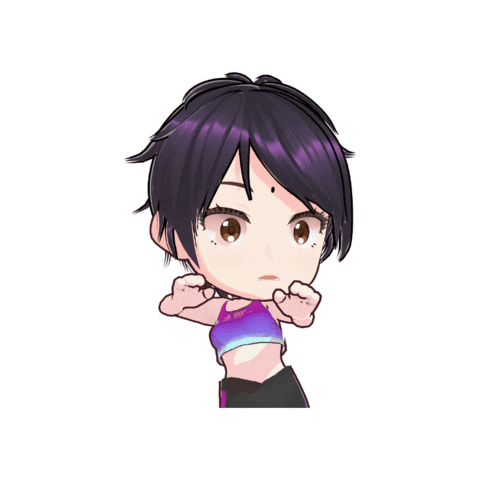 Happy Girl Sticker