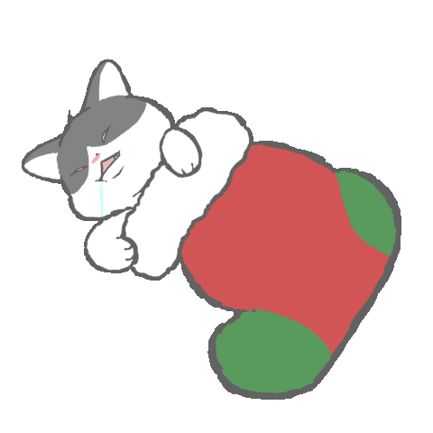 Sleepy Santa Claus Sticker by GORO