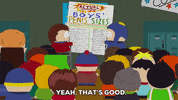 stan marsh crowd GIF by South Park 