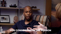 You connect with the person