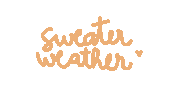 Sweater Weather Winter Sticker