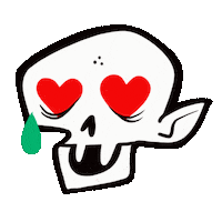 Horror Hearts Sticker by Mybro
