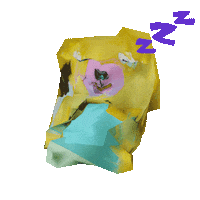 Sleepy Old School Sticker by Nicky Rojo