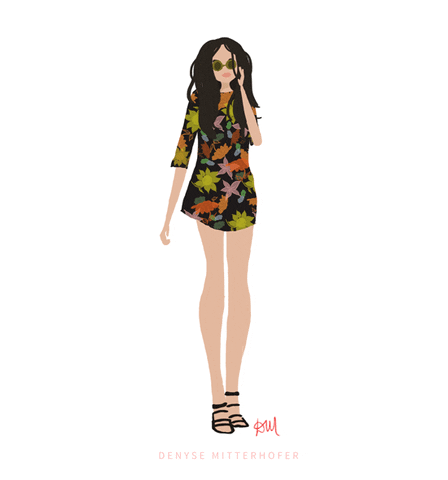 self portrait fashion GIF by Denyse