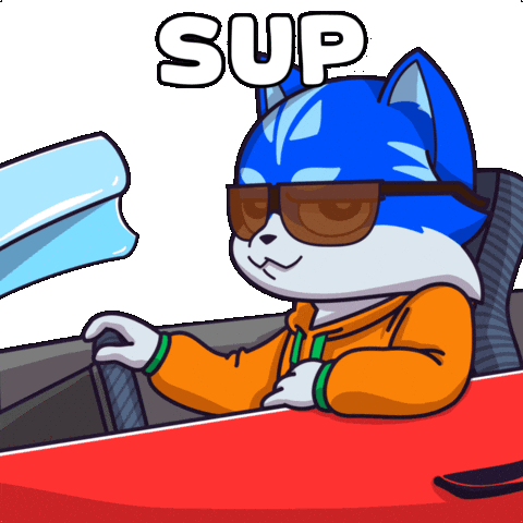 Whats Up Hello Sticker by Toshithecat