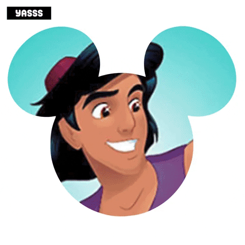mediaset disney princess yas yass GIF