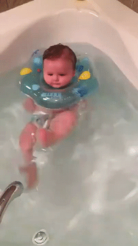 baby float GIF