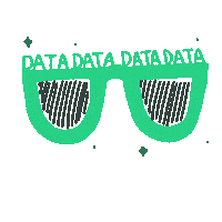 Sunglasses Data Sticker by Mode