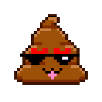 Art Shitting Sticker by Poopies.io