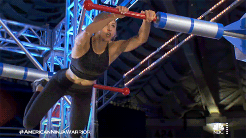 Strong Woman Nbc GIF by Ninja Warrior
