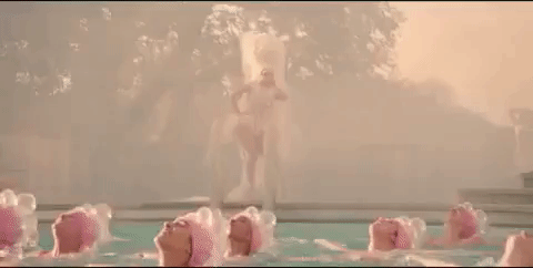 music video swimming GIF