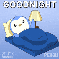 Good Night Penguin GIF by Pudgy Penguins