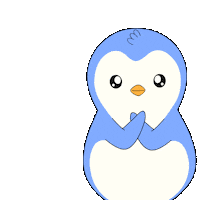 Thanks Thank You Sticker by Pudgy Penguins