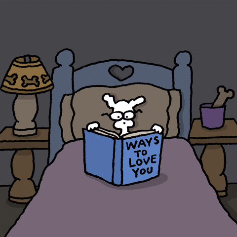 I Love You Books GIF by Chippy the Dog