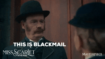 Business Blackmail GIF by MASTERPIECE | PBS