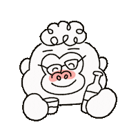 Drunk Gorilla Sticker
