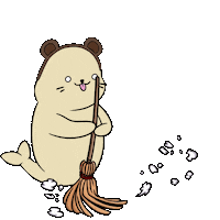 Shocked Art Sticker by Sappy Seals Community
