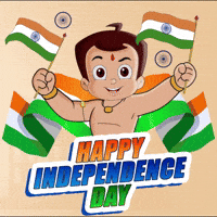 Independence Day GIF by Chhota Bheem