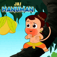 Animated Sticker Hanuman GIF by Chhota Bheem