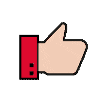 Thumbs Print Sticker by TEXSIB