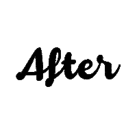 After Sticker by Little Label Co
