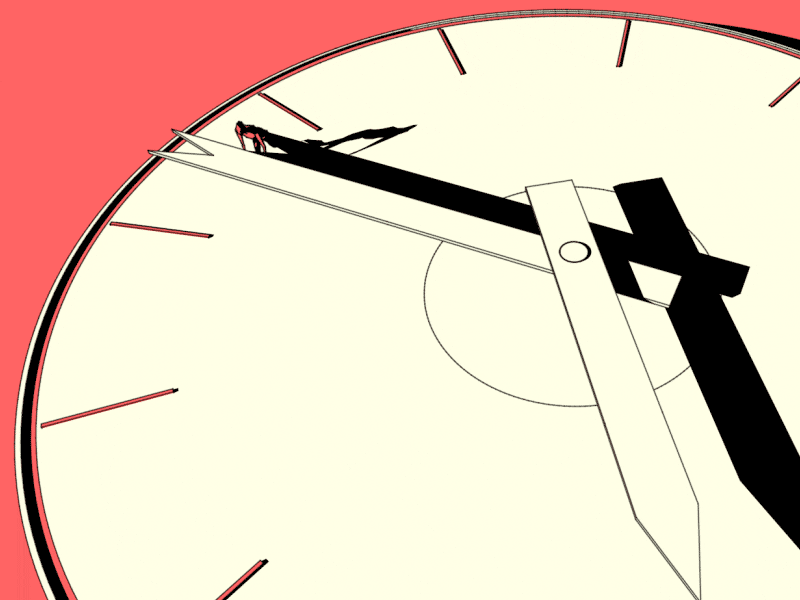 time machine animation GIF by gasta