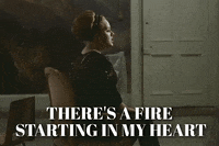On Fire GIF by Adele