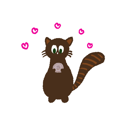 studiofnc giphyupload cat 猫 bucha Sticker