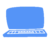 lisajuk friends quarantine zoom laptop Sticker