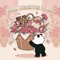 Mothers Day Panda GIF by Kanpai Pandas