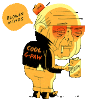 grandpa minds Sticker by The Stranger