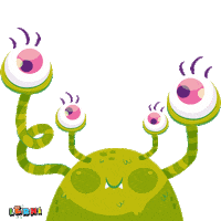 Happy Monster Sticker by hravaskolka.sk