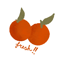 mirjamderuiter fresh vitamin c oranges orange juice Sticker