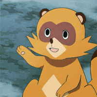 family tanuki goodbye GIF by PAWORKS