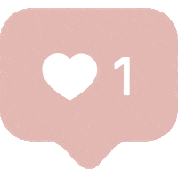 one heart love Sticker