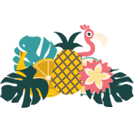 palm leaf flower Sticker by Brass Agency