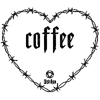 Coffee Goth Sticker by Witchin Store