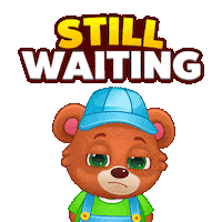 Hurry Up Waiting Sticker by Lucas and Friends by RV AppStudios