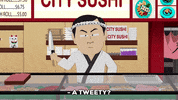 Talking City Sushi GIF by South Park
