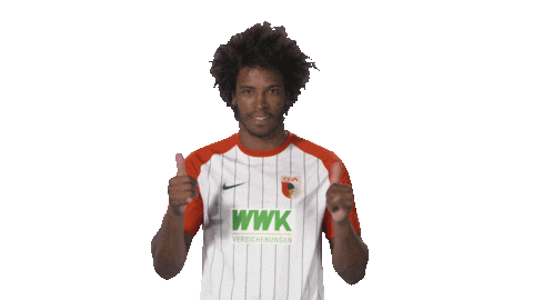 happy fc augsburg Sticker by Bundesliga