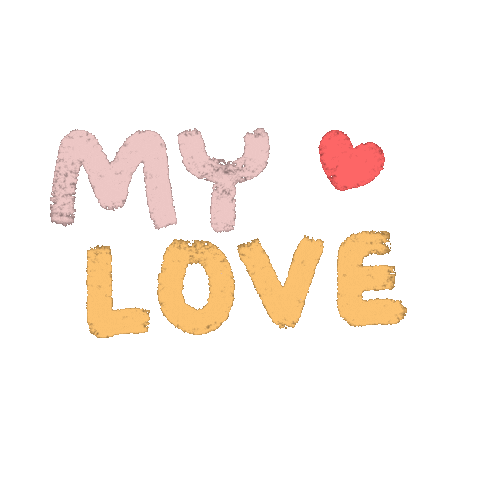 Jennyayc giphyupload love heart my love Sticker