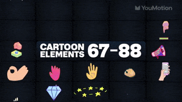 Cartoon Elements 67 88 | Video |You Motion