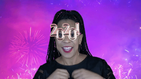 ComedianHollyLogan giphygifmaker 2020 new year happy new year GIF