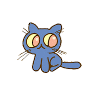 Cat Waiting Sticker by Originals