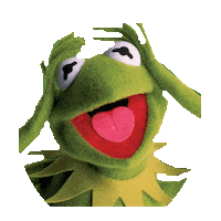 kermit STICKER by imoji